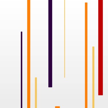 Rastgele Renk akış çizgileri resimlemesi