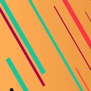 Rastgele Renk akış çizgileri resimlemesi