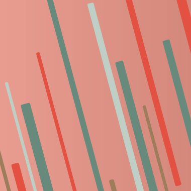 Rastgele Renk akış çizgileri resimlemesi