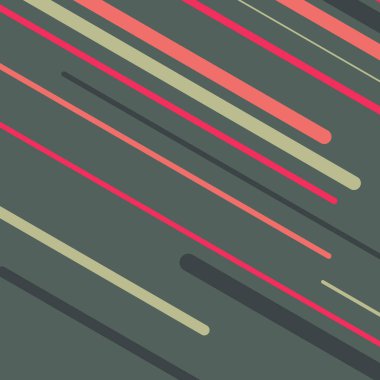 Rastgele Renk akış çizgileri resimlemesi