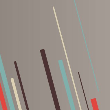 Rastgele Renk akış çizgileri resimlemesi