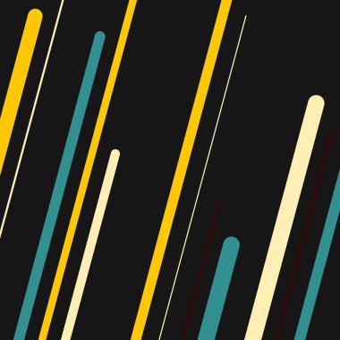 Rastgele Renk akış çizgileri resimlemesi