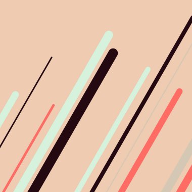 Rastgele Renk akış çizgileri resimlemesi