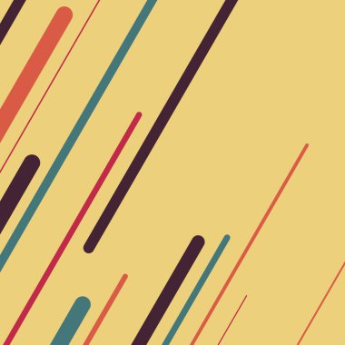 Rastgele Renk akış çizgileri resimlemesi