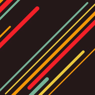 Rastgele Renk akış çizgileri resimlemesi