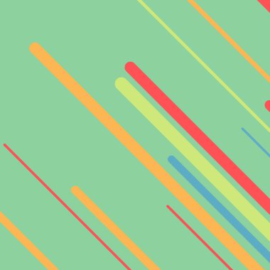 Rastgele Renk akış çizgileri resimlemesi