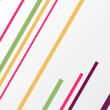 Rastgele Renk akış çizgileri resimlemesi