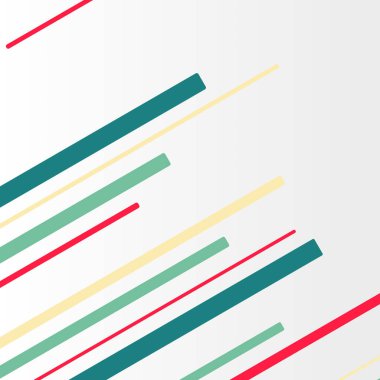 Rastgele Renk akış çizgileri resimlemesi