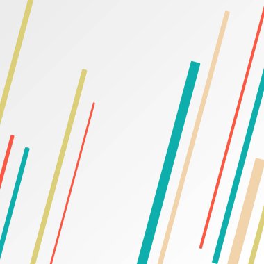 Rastgele Renk akış çizgileri resimlemesi