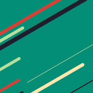 Rastgele Renk akış çizgileri resimlemesi