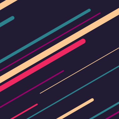 Rastgele Renk akış çizgileri resimlemesi