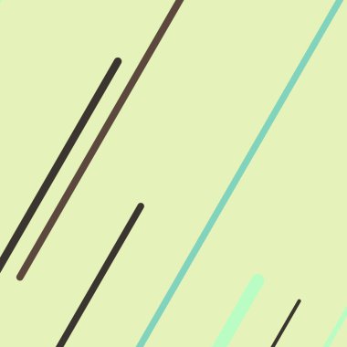 Rastgele Renk akış çizgileri resimlemesi