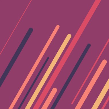 Rastgele Renk akış çizgileri resimlemesi