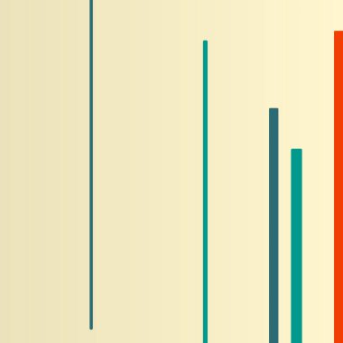 Rastgele Renk akış çizgileri resimlemesi