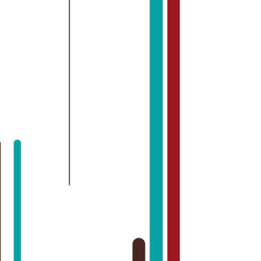 Rastgele Renk akış çizgileri resimlemesi