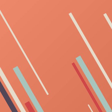 Rastgele Renk akış çizgileri resimlemesi