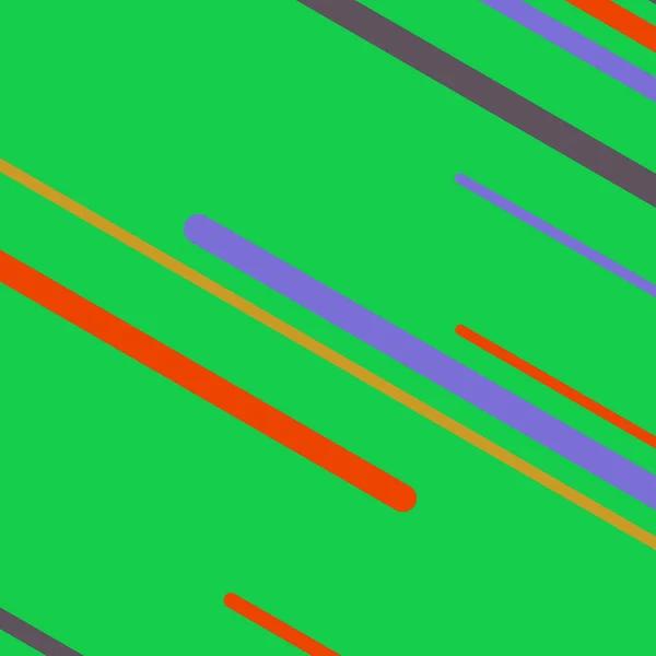 Ilustración Líneas Franja Flujo Color Aleatorio — Vector de stock