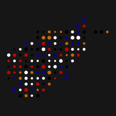 Afganistan Silüeti Resimli Desen Çizimi