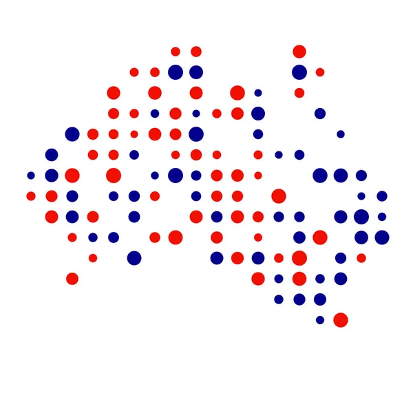 Австралійський Силует Пікселі — стоковий вектор
