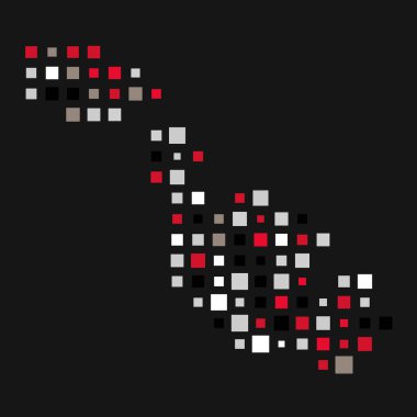 Malta Silueti Pikselli desen çizimi