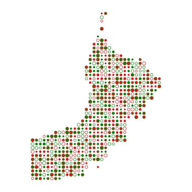 Umman Silueti Pikselli desen haritası çizimi