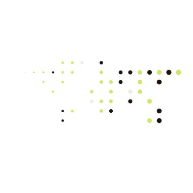 Dünya 1 Silüeti Resmedilmiş Desen Haritası Çizimi