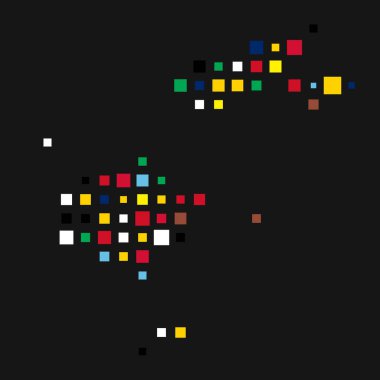 Fiji Silueti Pikselli desen çizimi