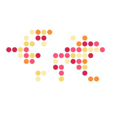 Dünya 2 Silueti Pikselli desen haritası çizimi