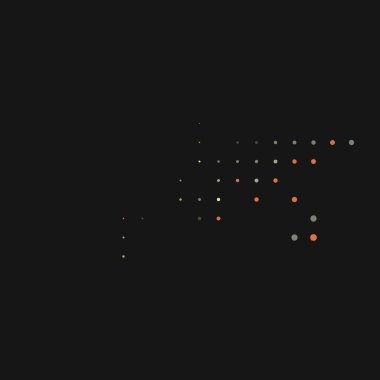 Dünya 1 Silüeti Resmedilmiş Desen Haritası Çizimi