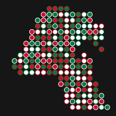 Kuveyt Silüeti Resmedilmiş Desen Haritası Çizimi
