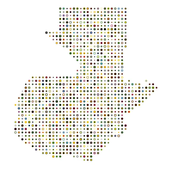 Γουατεμάλα Silhouette Pixelated Μοτίβο Χάρτη Εικονογράφηση — Διανυσματικό Αρχείο