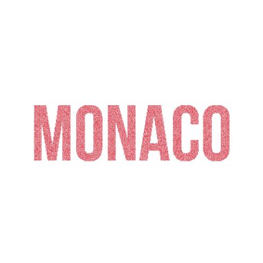 Monaco Silueti Pikselli desen haritası çizimi