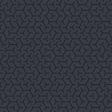  Altıgen Labirent deseni soyut illüstrasyon