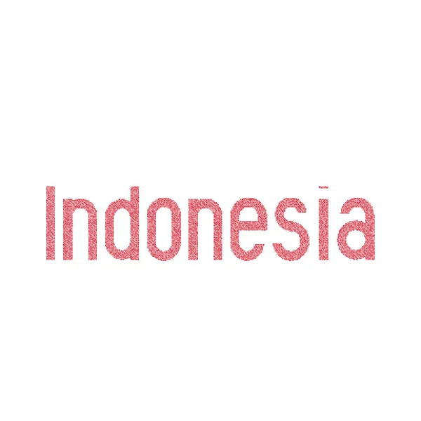 Indonésia Silhueta Pixelado Ilustração Mapa Padrão —  Vetores de Stock
