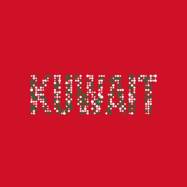 Kuveyt Silüeti Resmedilmiş Desen Haritası Çizimi
