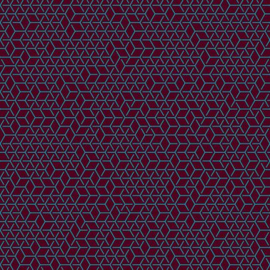  Altıgen Labirent deseni soyut illüstrasyon