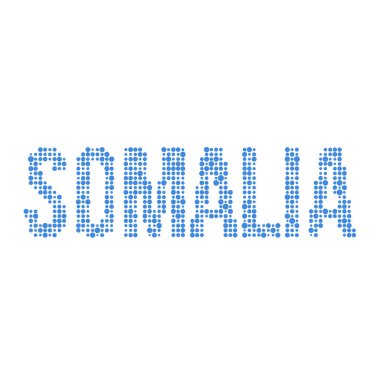 Somali Silueti Pikselli Kalıp Haritası Çizimi