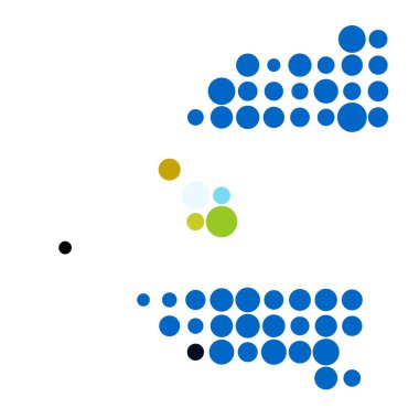 Nikaragua Silueti Pikselli desen haritası çizimi