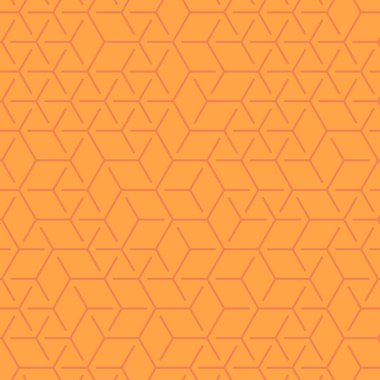  Altıgen Labirent deseni soyut illüstrasyon