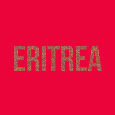 Eritre Silueti Pikselli desen haritası çizimi