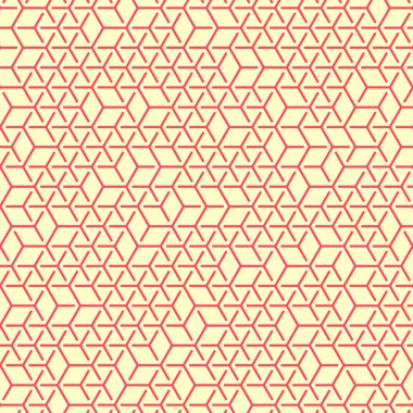  Altıgen Labirent deseni soyut illüstrasyon