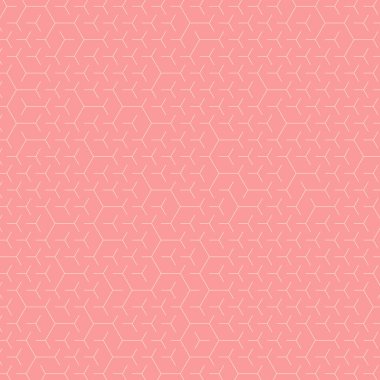  Altıgen Labirent deseni soyut illüstrasyon