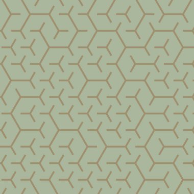  Altıgen Labirent deseni soyut illüstrasyon