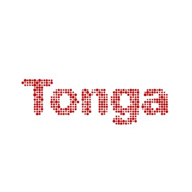 Tonga Silueti Pikselli desen haritası çizimi