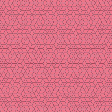  Altıgen Labirent deseni soyut illüstrasyon