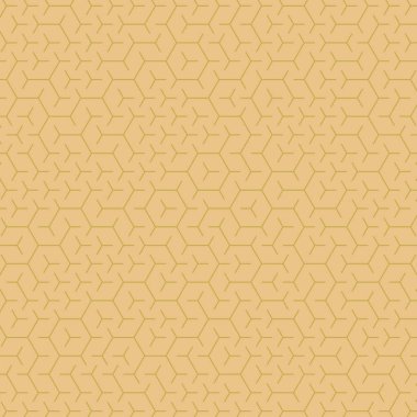  Altıgen Labirent deseni soyut illüstrasyon