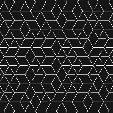  Altıgen Labirent deseni soyut illüstrasyon