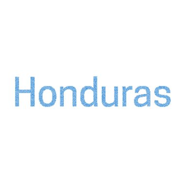 Honduras Silueti Pikselli desen haritası çizimi