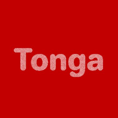 Tonga Silueti Pikselli desen haritası çizimi