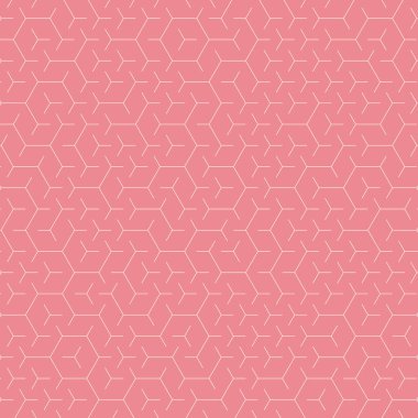  Altıgen Labirent deseni soyut illüstrasyon